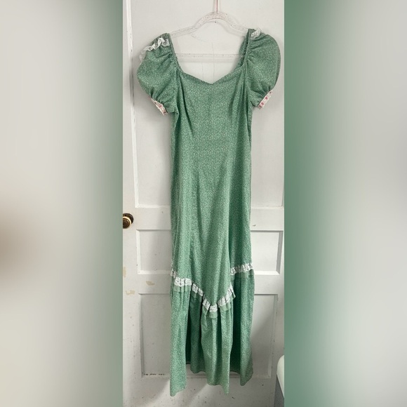 LIBERTY HOUSE Hawaii Lola Jrs LONG FLORAL COTTAGECORE Prairie DRESS RARE Size 10 - Picture 1 of 4